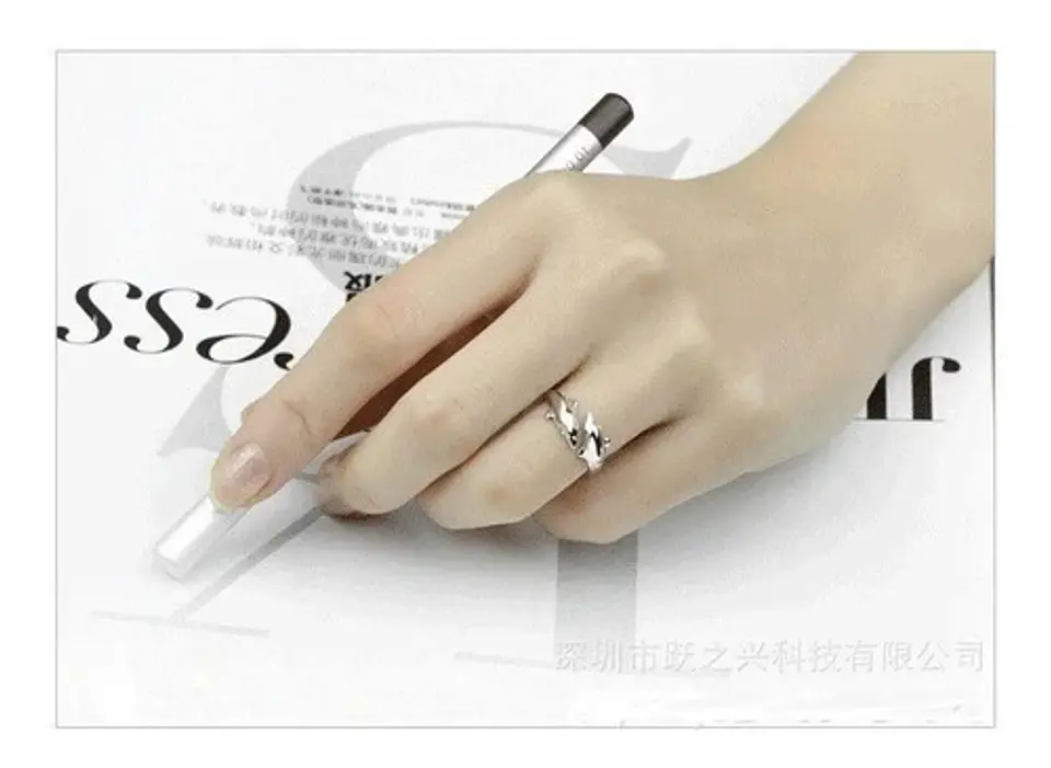 Anillo Delfín Ajustable + Caja Terciopelo Regalo 3