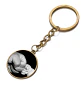Llavero Padre E Hijo Día Papá + Bolsa Terciopelo Regalo - Miniatura 1