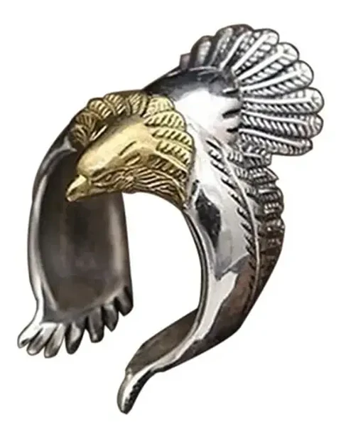 Anillo Águila Ajustable Para Hombre