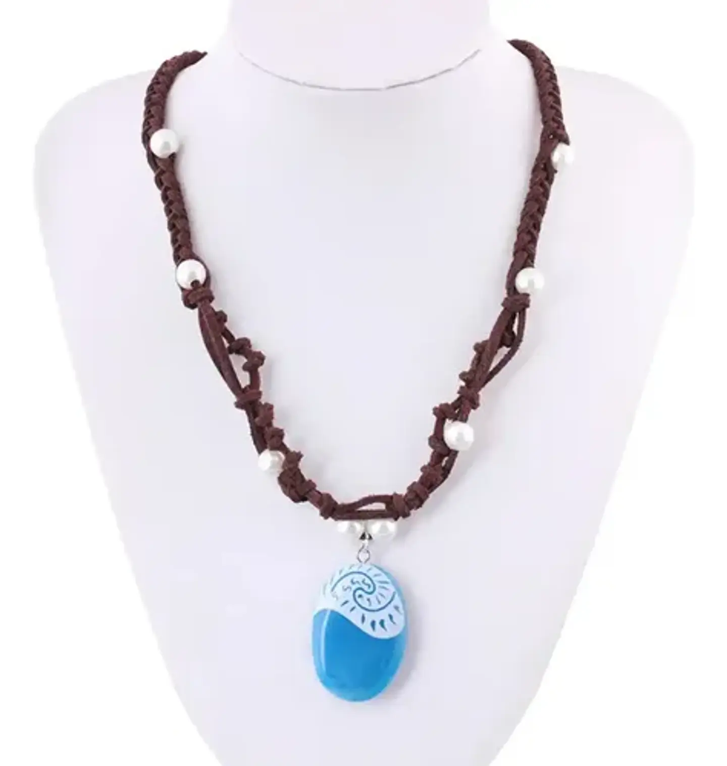 Collar Moana Luminoso Fluorescente Corazón De Te Fiti 4