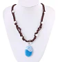 Collar Moana Luminoso Fluorescente Corazón De Te Fiti - Miniatura 4