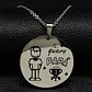 Cadena Colgante Familia Padre Papá Grabado + Caja Regalo - Miniatura 2
