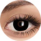 Lentes Contacto Negro Cosplay Halloween +liquido +estuche - Miniatura 5