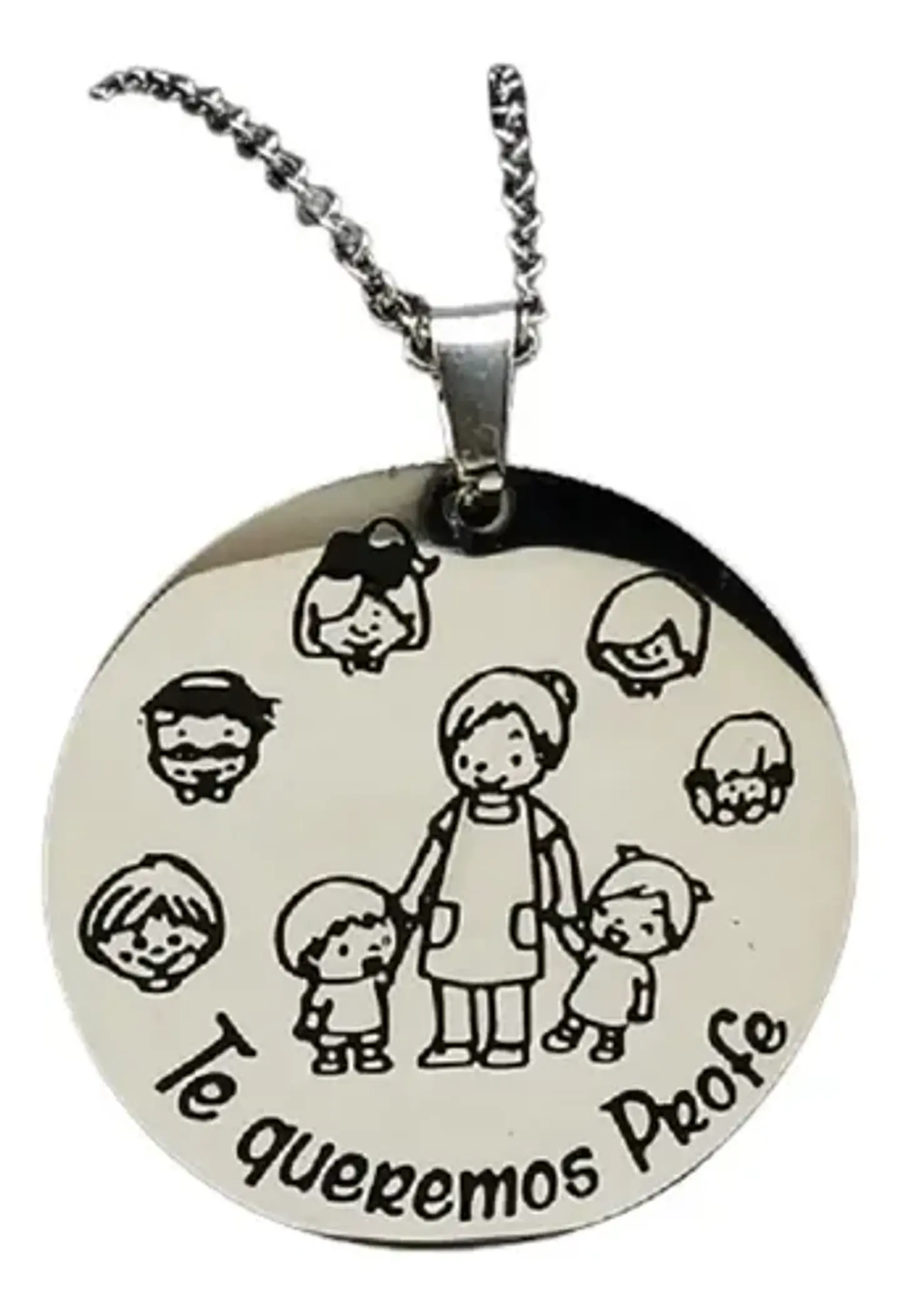 Collar Profesora Maestra Tía Colegio + Caja Regalo Joyas 1