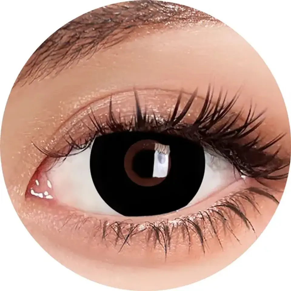 Lentes Contacto Cosplay Halloween Fantasía+ Liquido+ Estuche 3
