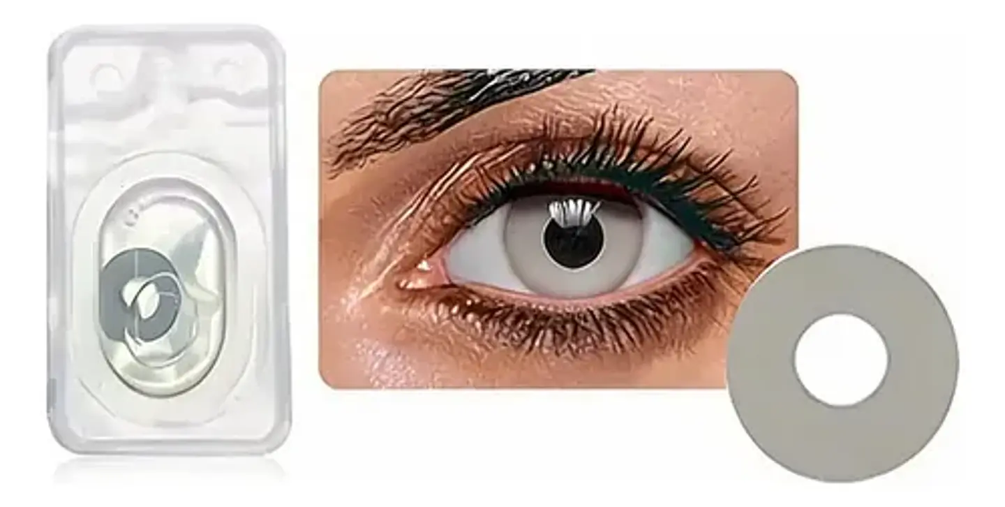 Lentes Contacto Cosplay Halloween Fantasía+ Liquido+ Estuche 12