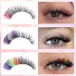 Pestañas Postizas Colores Extensiones Racimo Por Punto - Miniatura 3