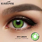 Lentes Contacto Verde Cosplay Halloween +liquido +estuche - Miniatura 2