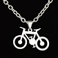 Collar Bicicleta Hombre Niño Papá Amigo + Bolsa Regalo Joyas - Miniatura 2