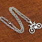 Collar Bicicleta Hombre Niño Papá Amigo + Bolsa Regalo Joyas - Miniatura 4