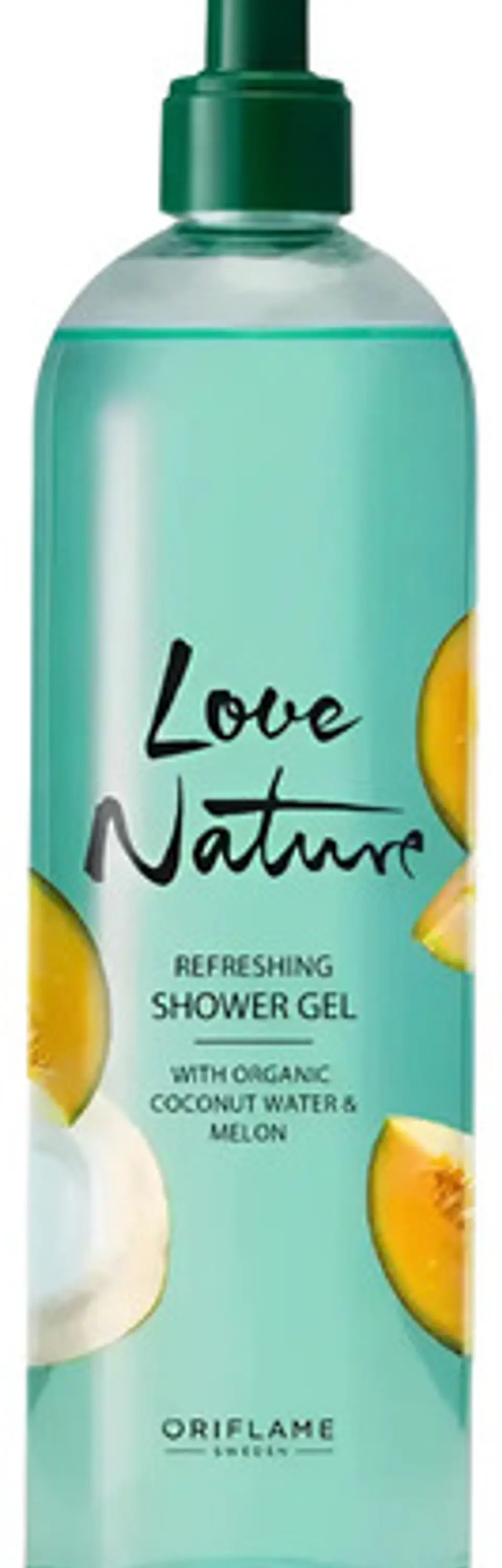 Gel De Ducha Con Agua De Coco Y Melón Love Nature, Oriflame 1
