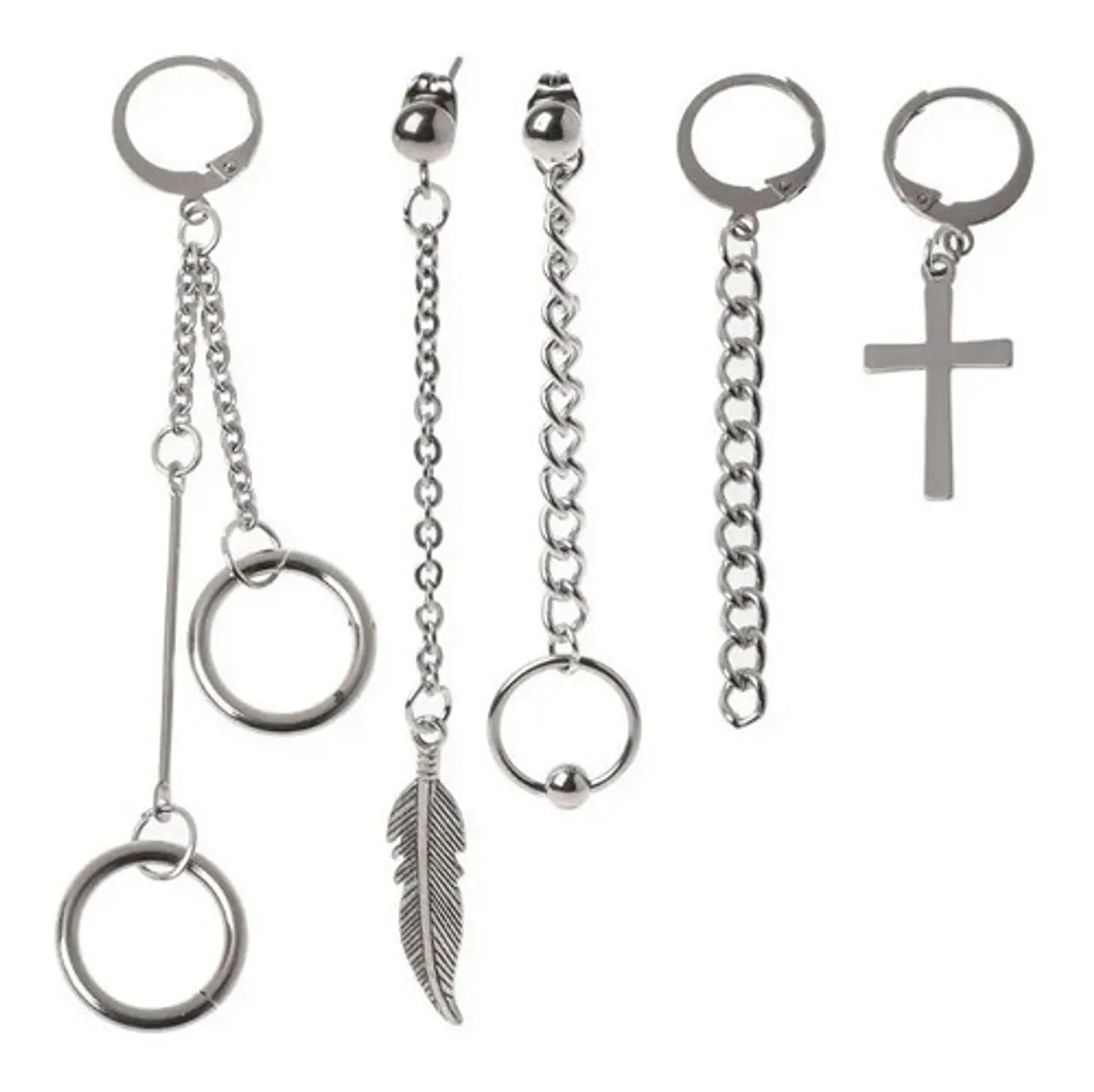 Aros Pendientes Kpop + Bolsa De Terciopelo Regalo  1