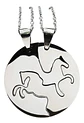 Collares Caballos Amor Enamorados Pareja + Caja Regalo Joyas - Miniatura 1
