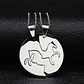 Collares Caballos Amor Enamorados Pareja + Caja Regalo Joyas - Miniatura 2