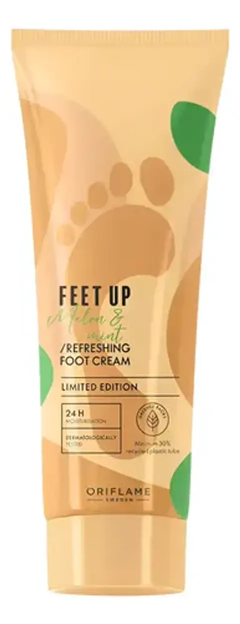 Crema Hidratante Para Pies Melón Y Menta Feet Up Oriflame