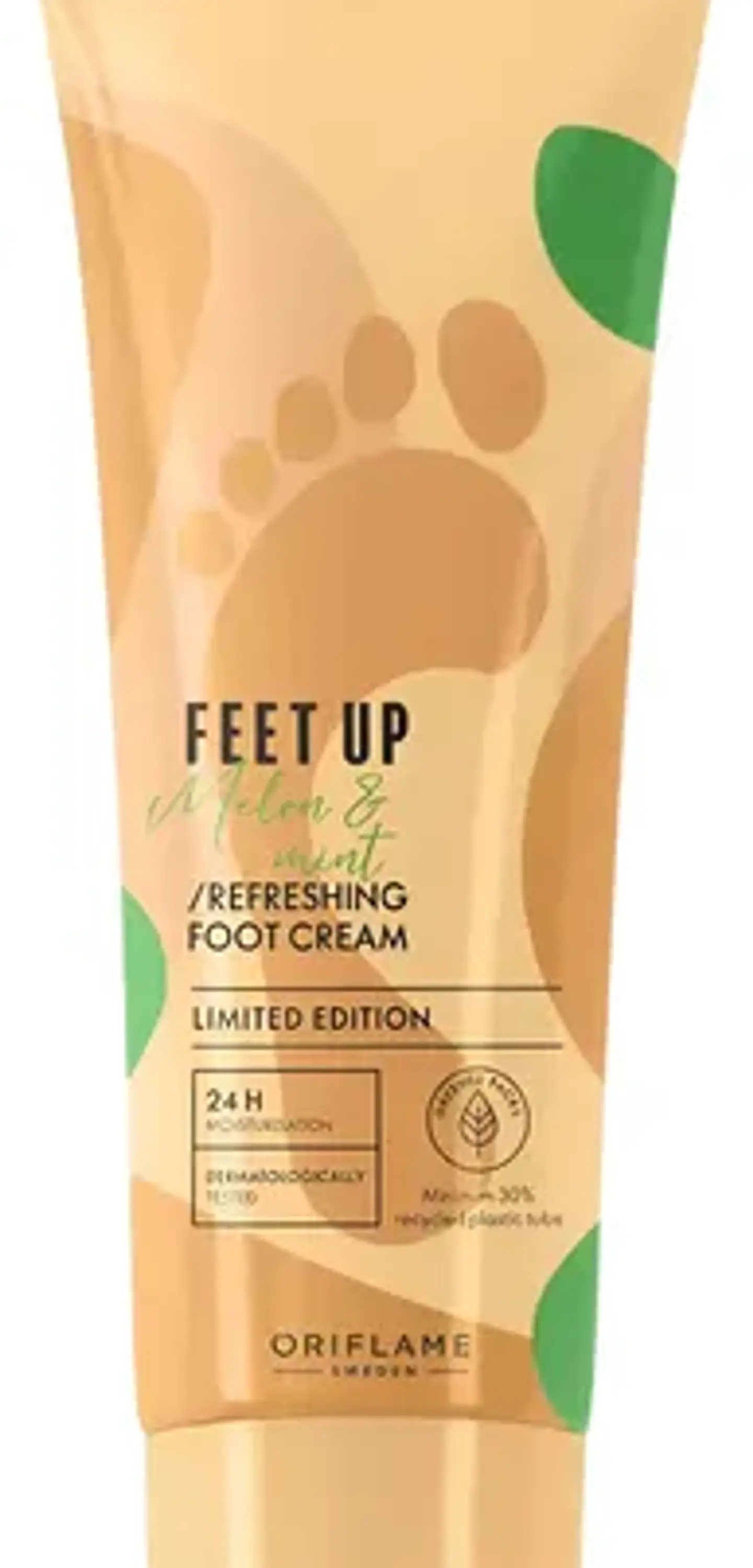 Crema Hidratante Para Pies Melón Y Menta Feet Up Oriflame 1