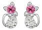 Aros Gato Cristal Mujer Niña + Bolsa Regalo Joyas - Miniatura 4