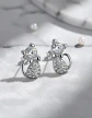 Aros Gato Cristal Mujer Niña + Bolsa Regalo Joyas - Miniatura 11