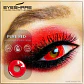Lentes Contacto Rojo Cosplay Halloween +liquido +estuche - Miniatura 3