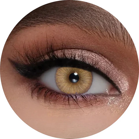 Lentes De Contacto Naturales Estonia Brown Líquido Y Estuche