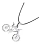 Collar Adka Bicicleta Acero Inoxidable 50 Cm Regalo - Miniatura 1
