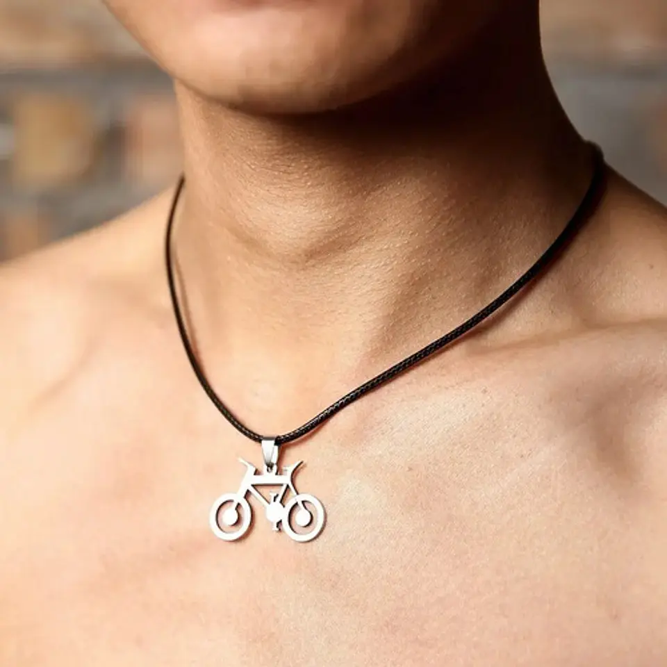Collar Adka Bicicleta Acero Inoxidable 50 Cm Regalo 2