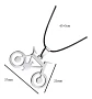Collar Adka Bicicleta Acero Inoxidable 50 Cm Regalo - Miniatura 3