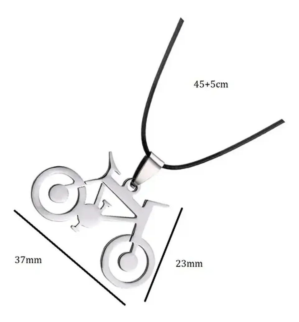 Collar Adka Bicicleta Acero Inoxidable 50 Cm Regalo 3