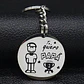 Llavero Regalo Papá Día Del Padre + Bolsa Terciopelo Joyas - Miniatura 2