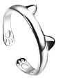 Anillo Ajustable Orejas Gato + Caja Terciopelo Regalo - Miniatura 1