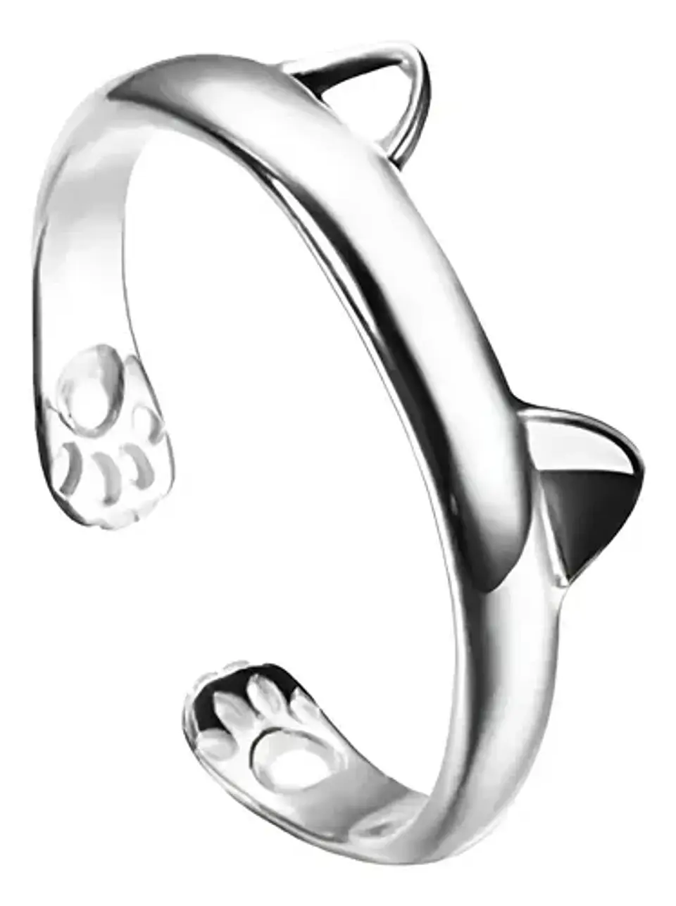 Anillo Ajustable Orejas Gato + Caja Terciopelo Regalo 1