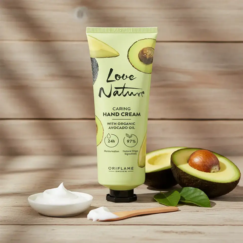 Crema De Manos Oriflame Love Nature 75ml Palta Orgánica 3