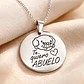 Collar Abuelo Cadena Colgante Grabado + Caja Regalo Joyas - Miniatura 5