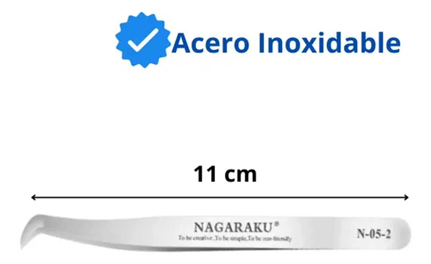 Pinza Extensiones De Pestañas Volumen Nagaraku N-05-2 2