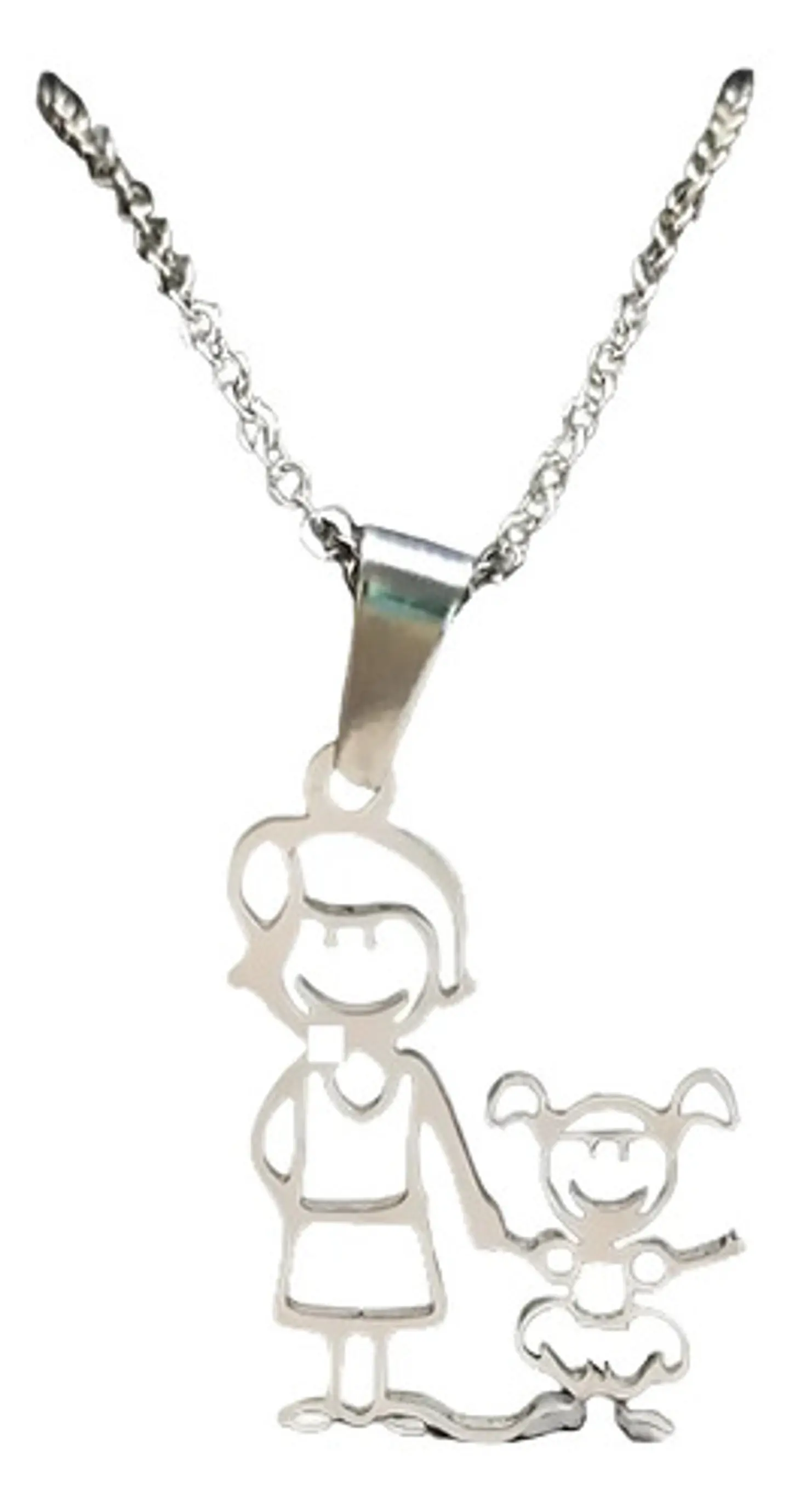 Collar Familia Mamá Hija + Caja Regalo Joyas 1