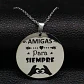 Collar Amigas Cadena Colgante Grabado + Caja Regalo Joyas - Miniatura 5