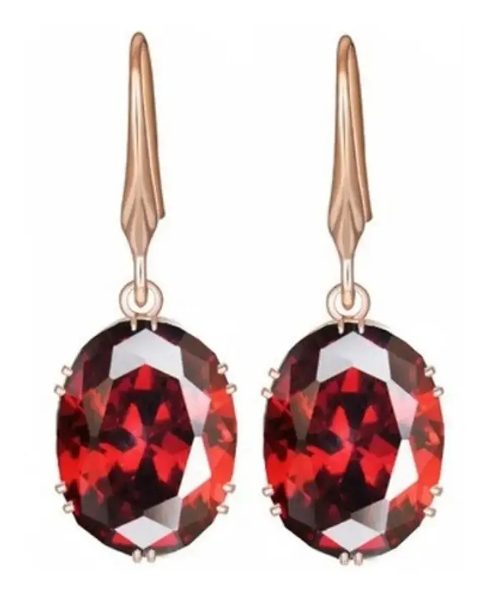 Aros Cristal Circonita Mujer + Bolsa Regalo Joyas 7