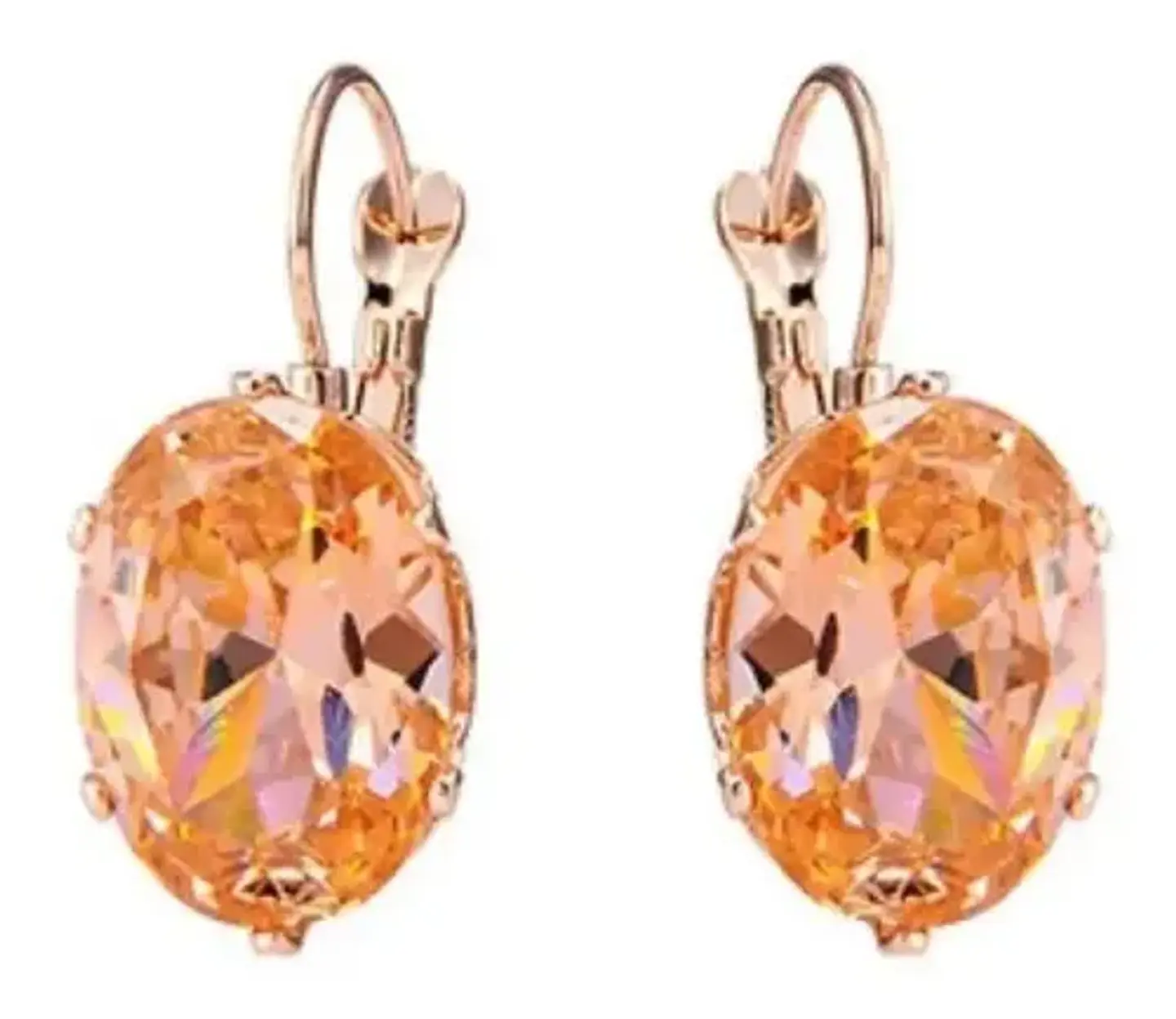 Aros Cristal Circonita Mujer + Bolsa Regalo Joyas 10