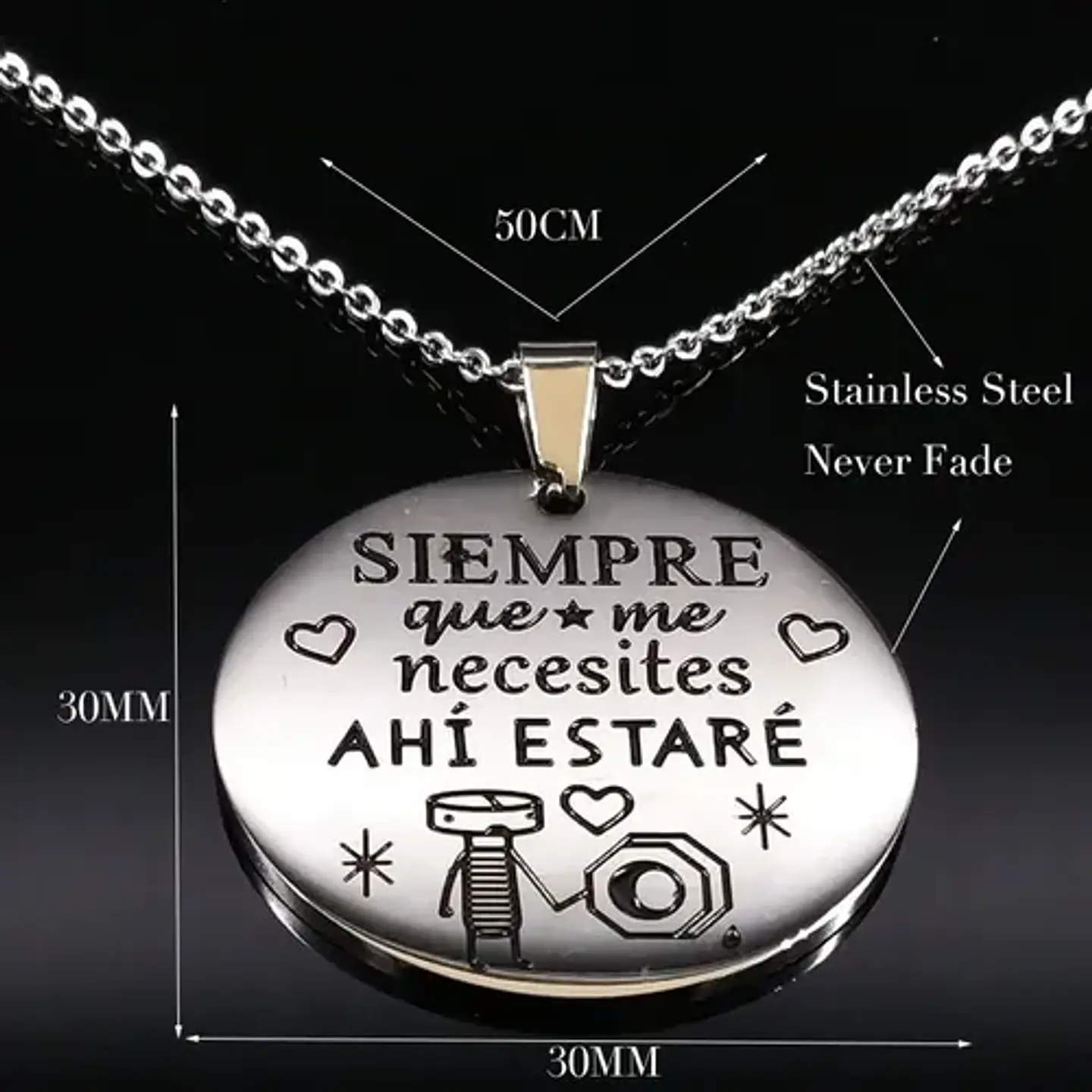 Collar San Valentin Novios + Globo Y Caja Regalo Joyas 3