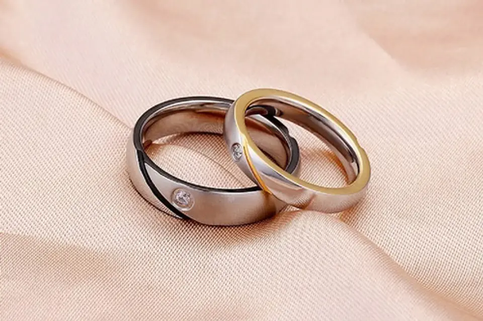 Argollas Anillos Compromiso Novios Ilusión + Caja Regalo 4