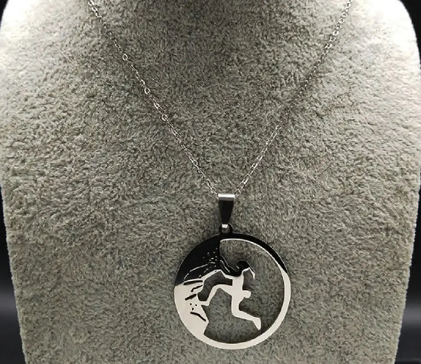 Cadena Colgante Montañismo Andinismo + Caja Regalo Joyas 3