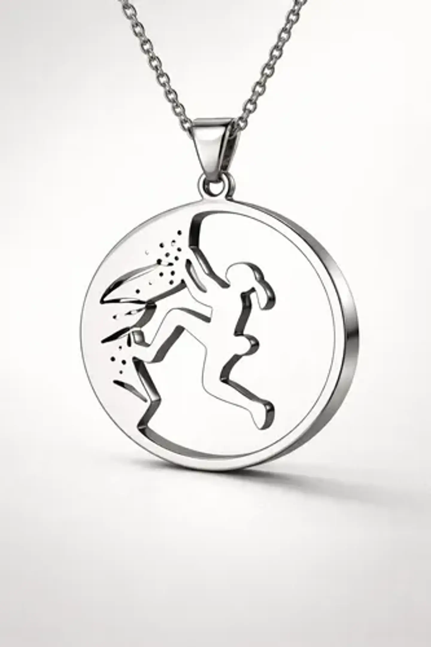 Cadena Colgante Montañismo Andinismo + Caja Regalo Joyas 9