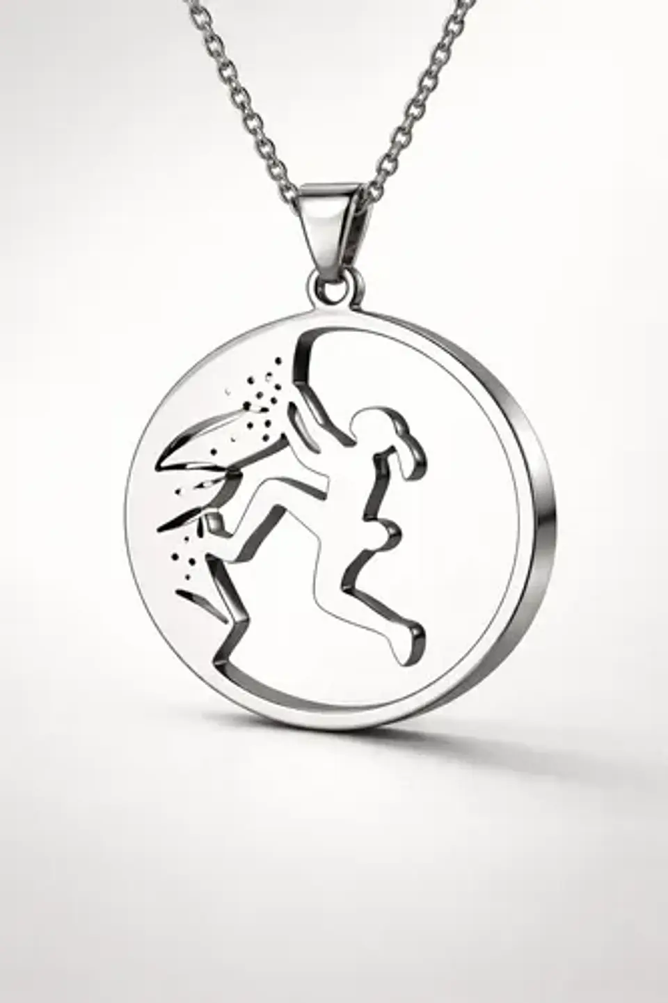 Cadena Colgante Montañismo Andinismo + Caja Regalo Joyas 9