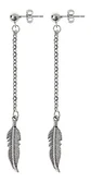 Aros Pluma Pendientes Kpop Bts + Bolsa Regalo Joyas - Miniatura 1