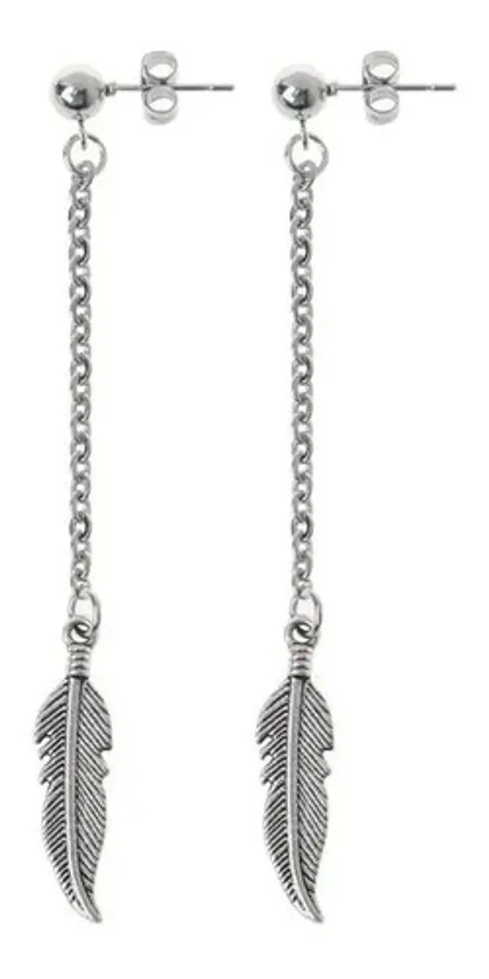 Aros Pluma Pendientes Kpop Bts + Bolsa Regalo Joyas 1