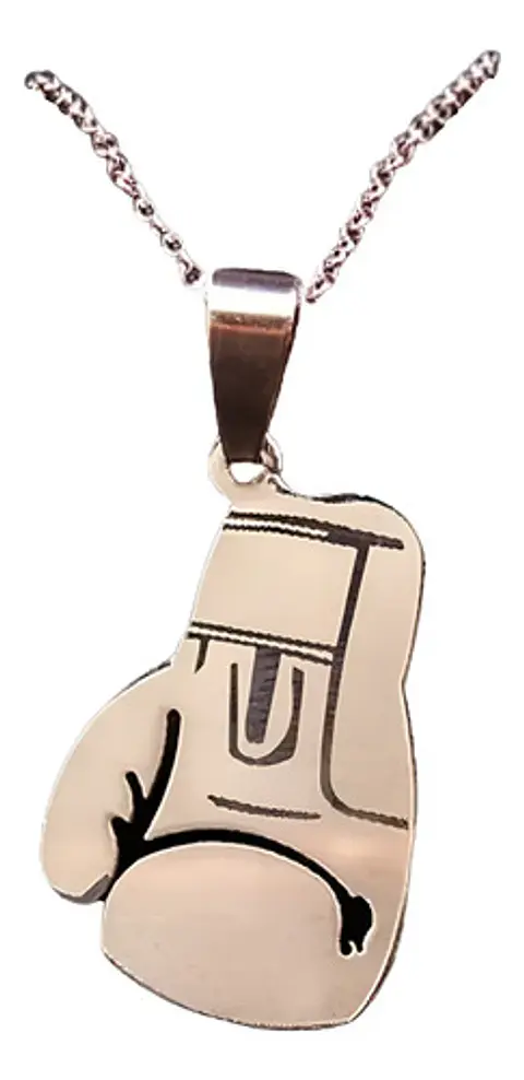 Cadena Colgante Guante Boxeo Amigo Hermano + Caja Regalo