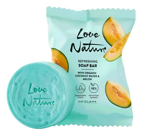 Jabón En Barra Agua De Coco Y Melón Orgánicos Oriflame
