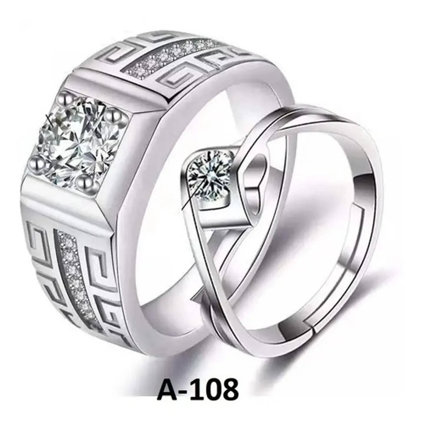 Anillos Ajustables Amor San Valentin + Globo Y Caja Regalo 5