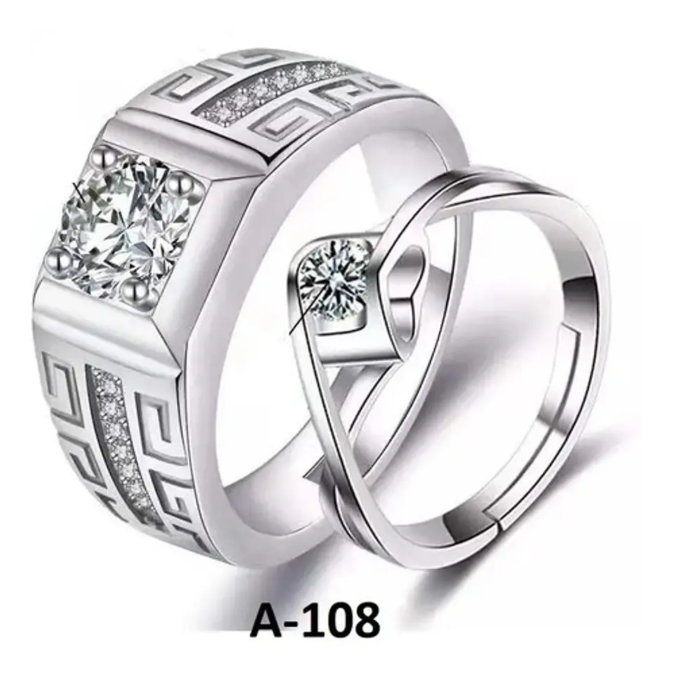 Anillos Ajustables Amor San Valentin + Globo Y Caja Regalo 5