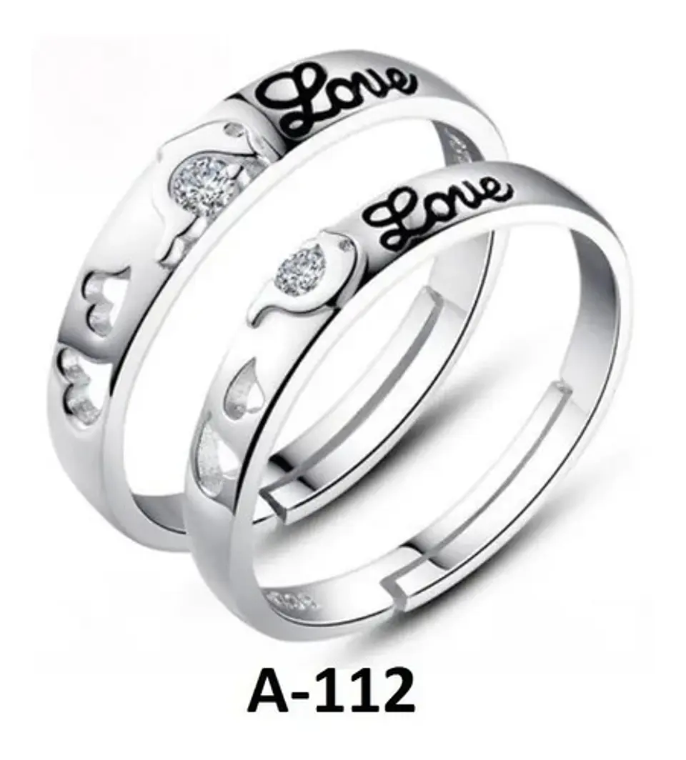 Anillos Ajustables Amor San Valentin + Globo Y Caja Regalo 9